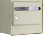 Boite aux lettres Composite Basic Beige gros plan