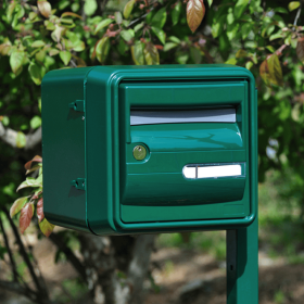 Boite aux lettres Corail B1 Vert mousse environnement