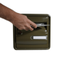 Boite aux lettres Corail B1 Gris brun main courrier