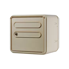 Boite aux lettres Corail B1 2 portes Beige arrière