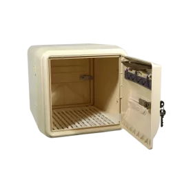 Boite aux lettres Corail B1 2 portes Beige ouvert