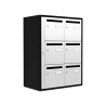Collective intérieur Tendance 380 Acier & Bois B6 Blanc Graphitewood