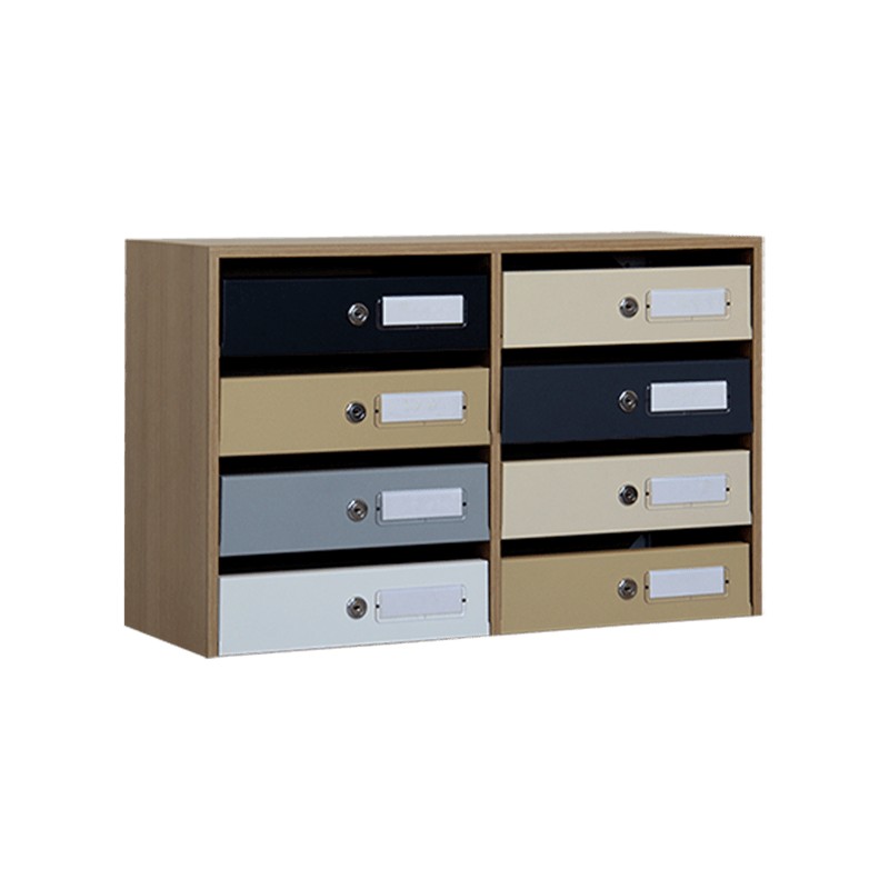 Collective intérieur Compact 250 Acier & Bois B8 Multi couleur