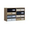 Collective intérieur Compact 250 Acier & Bois B8 Multi couleur