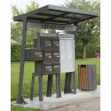 Ensemble de 7 boites aux lettres