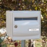 Etiquette gravoply pour boite aux lettres individuelle. Sur mesure