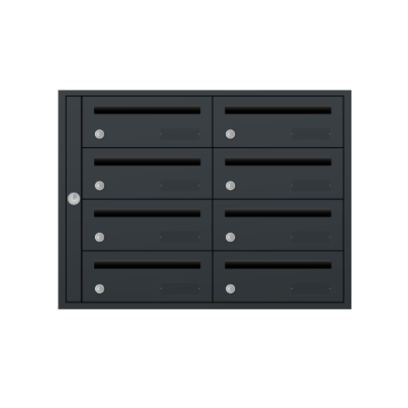 Collective intérieur Essentielle 250 Acier B8 Noir & Gris anthracite