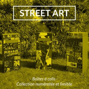 Quand l’art urbain s’invite dans les boites à colis !